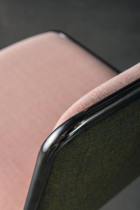 metal profile coloured modern chair | Pletra Chair | LAGO