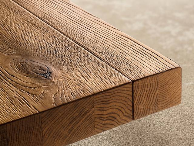 mesa de diseño con tablero de madera | Mesa Air | LAGO